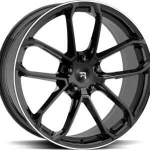 R-SERIES R14 Black Pol 11x21 5/112 ET40 CB66,6 60°